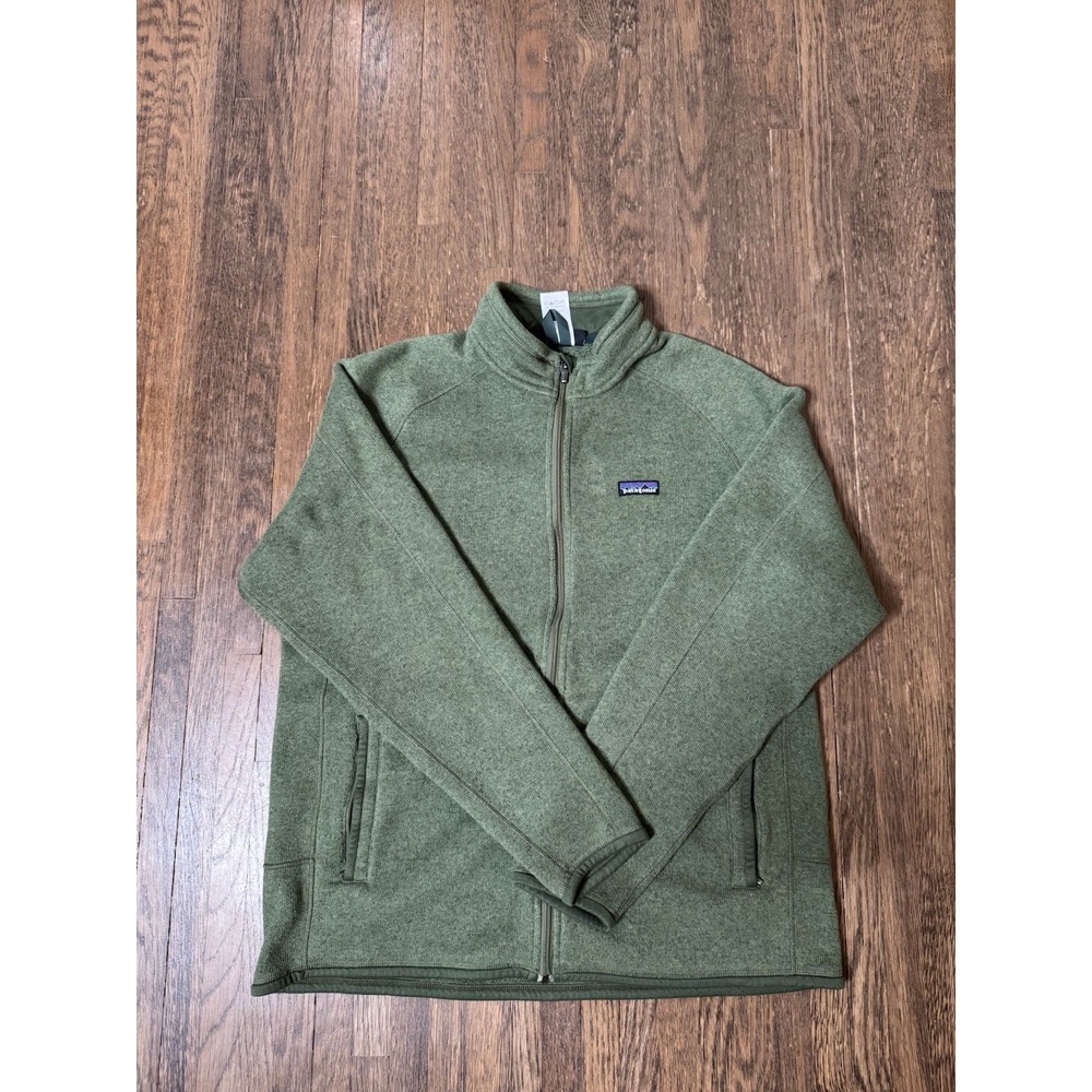 Patagonia Mens Better Sweater Full Zip Fleece Jacket Green Size XL